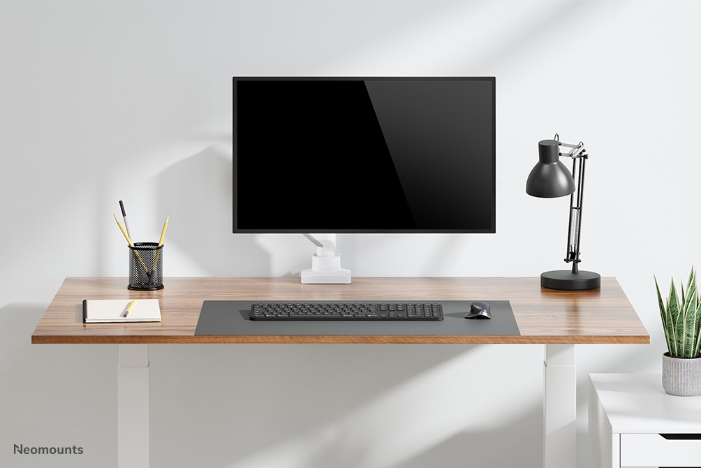 Neomounts DS70-450WH1 Braccio per monitor 17-42" - molla a gas - Topfix - 180°-stop